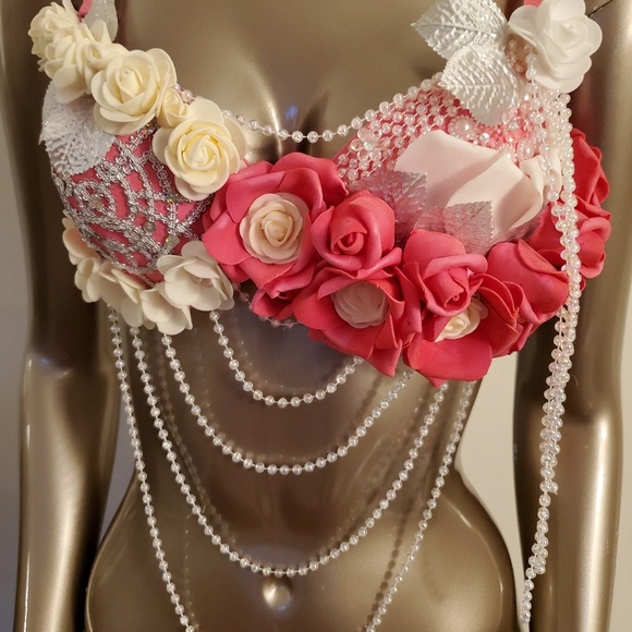 Beautiful Rave, Festival,  Bridal Bra - Picture 2 of 5